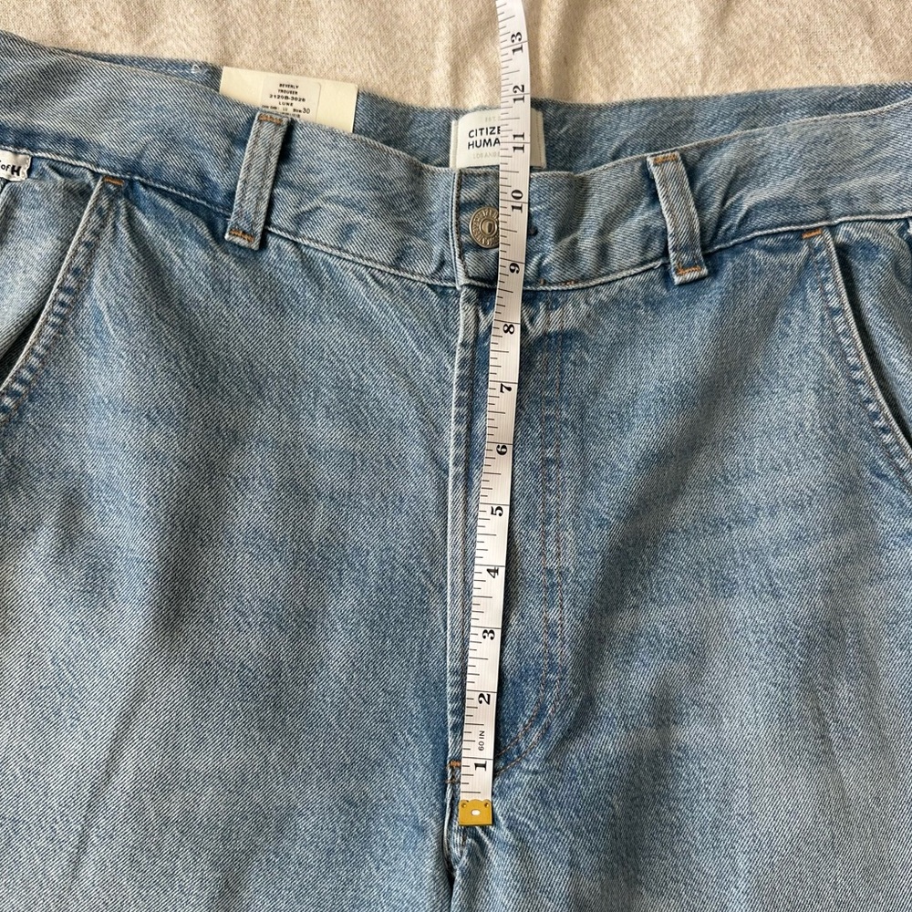 Citizens of Humanity Beverly Jeans Size 30 Wide Leg Denim High Rise NWT - Picture 9 of 15